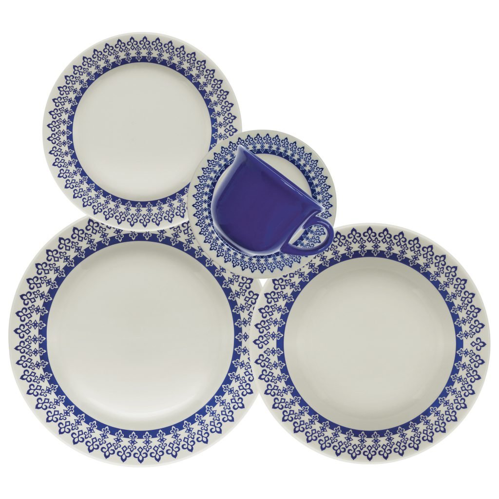 Kit Aparelho Jogo De Jantar 2 Pessoas 10 Pçs Grécia Oxford