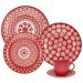 Kit Aparelho Jogo Jantar P/8 Pessoas 40Pçs Oxford Floreal Renda