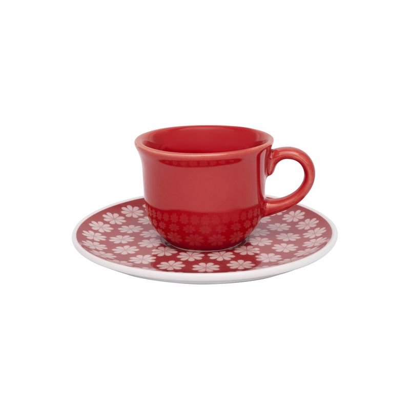 Kit Aparelho Jogo Jantar P/8 Pessoas 40Pçs Oxford Floreal Renda