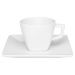 Kit Café Jogo Lanche Quartier White Oxford® Porcelana 8 Peças