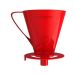 Kit Café Prático Vermelho Açucareira Garrafa Térmica Filtro