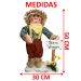 Kit Casal Espantalhos Festa Junina Xará Fazenda Sítio 50cm