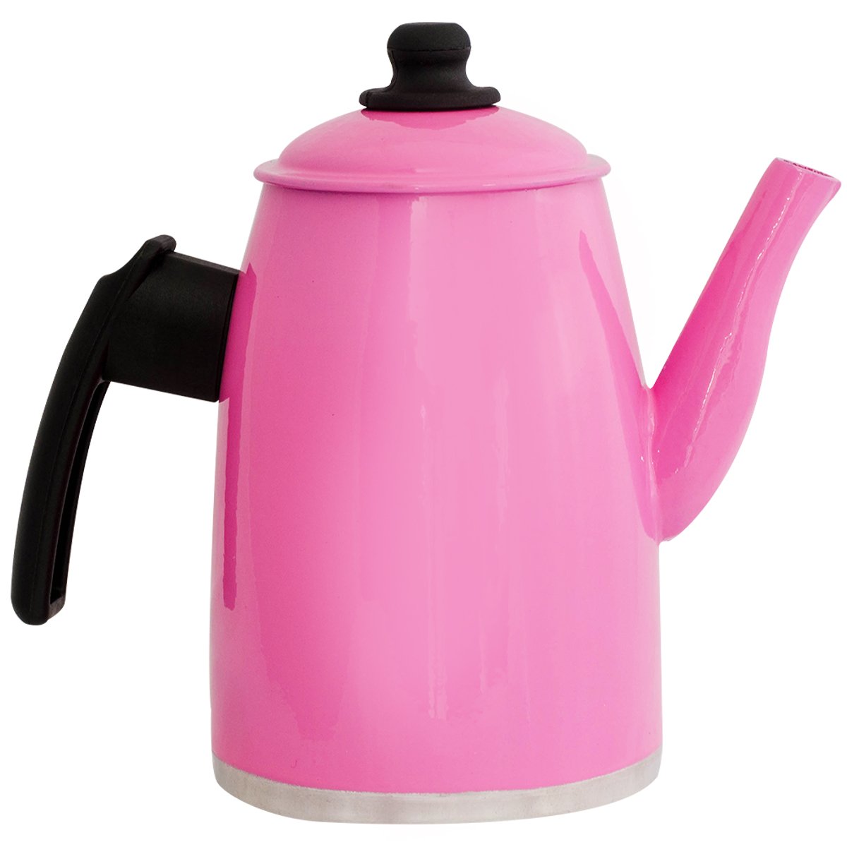 Kit Chaleira E Bule Gulê Alumínio 2 Peças Rosa