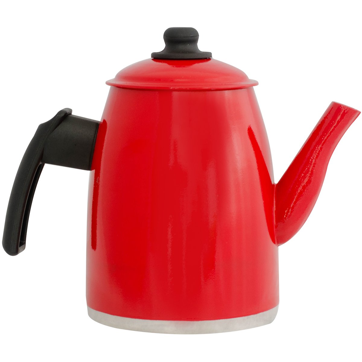 Kit Chaleira E Bule Gulê Alumínio 2 Peças Vermelho