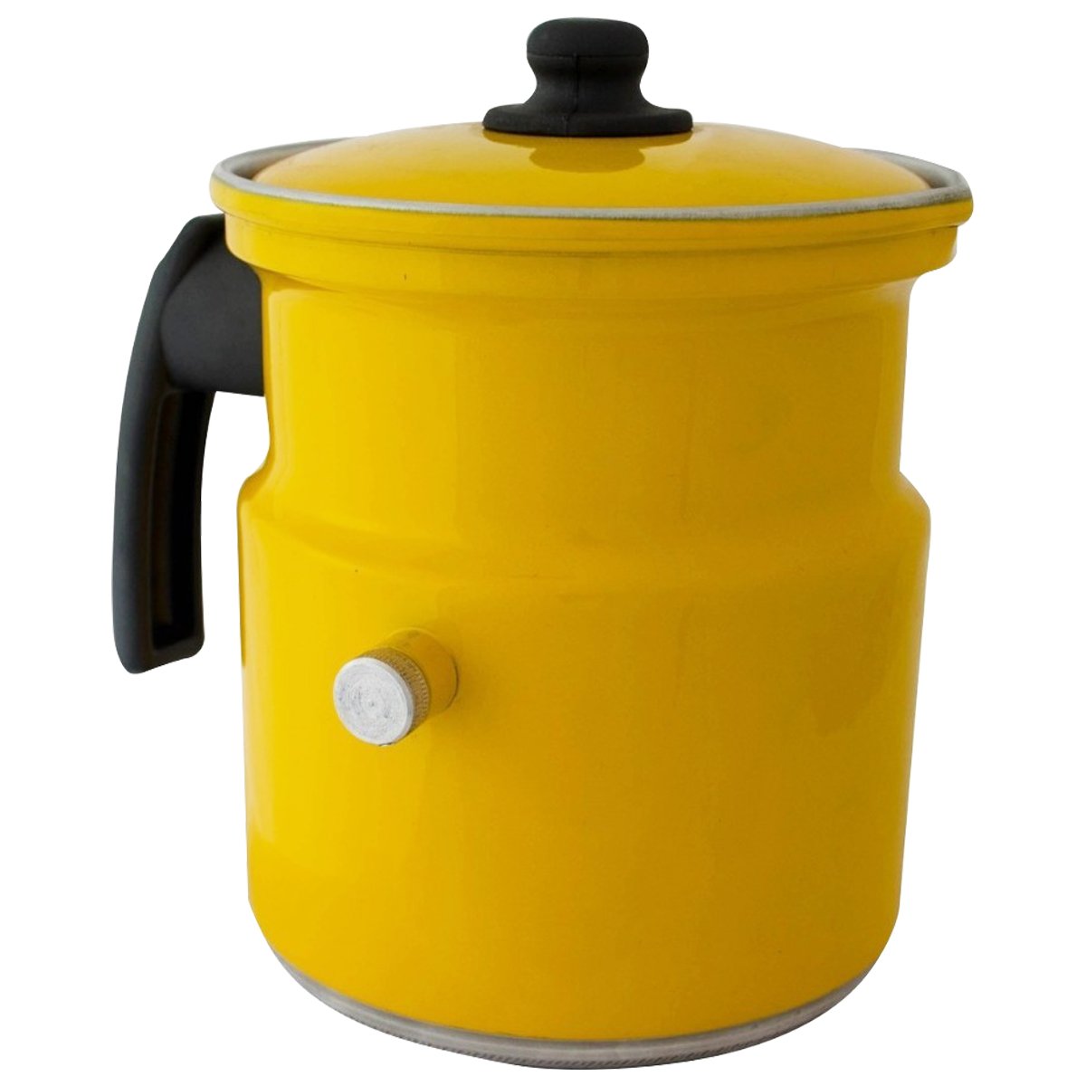 Kit Chaleira Leiteira E Bule Gulê Alumínio 3 Peças Amarelo