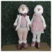 Kit Dupla Boneco Natal Boneco De Neve Rosa Natalino