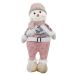Kit Dupla Boneco Natal Rena Boneca de Neve Rosa Natalina Tecido 44,5cm