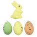 Kit Enfeites Decorativos Páscoa 9 Coelhinhos Com Ovos Decorados
