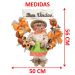 Kit Guirlanda  Espantalho Casal Festa Junina Xará Sítio 50cm