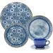 Kit Jogo Aparelho Jantar P/6 Pessoas 30Pçs Oxford Unni Jeans