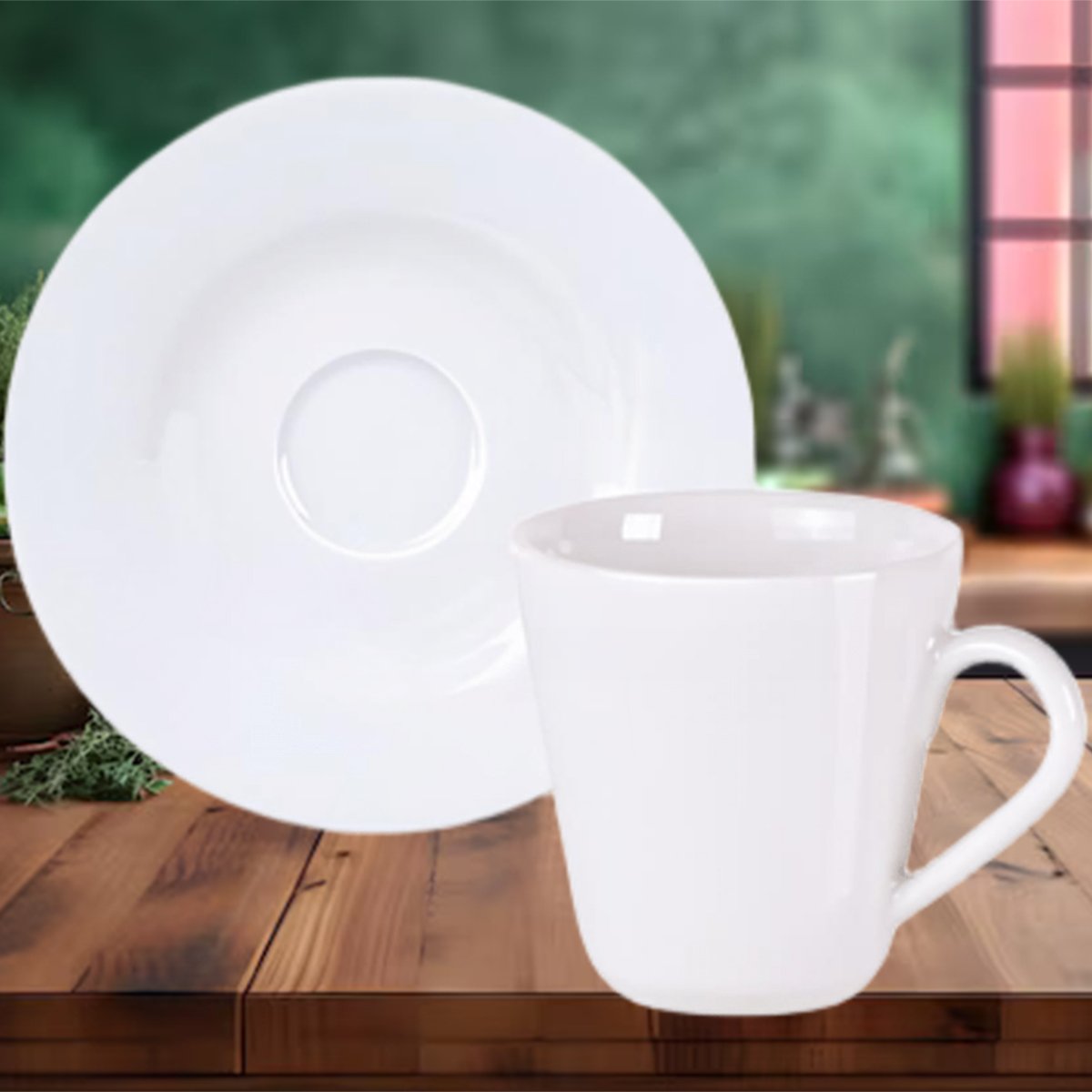 Kit Jogo Café Lanche 10 Pessoas 20Peças Aba Larga Tramontina