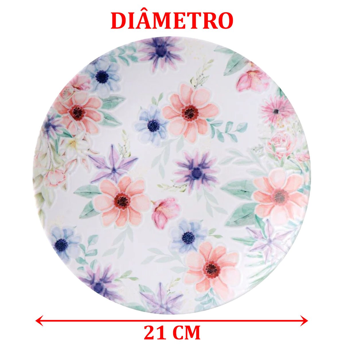 Kit Jogo De Café Lanche 6 Pessoas 12Pçs Floratta Tramontina