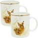 Kit Jogo De Caneca De Páscoa 4Pçs Coelho Em Argila De 380ml