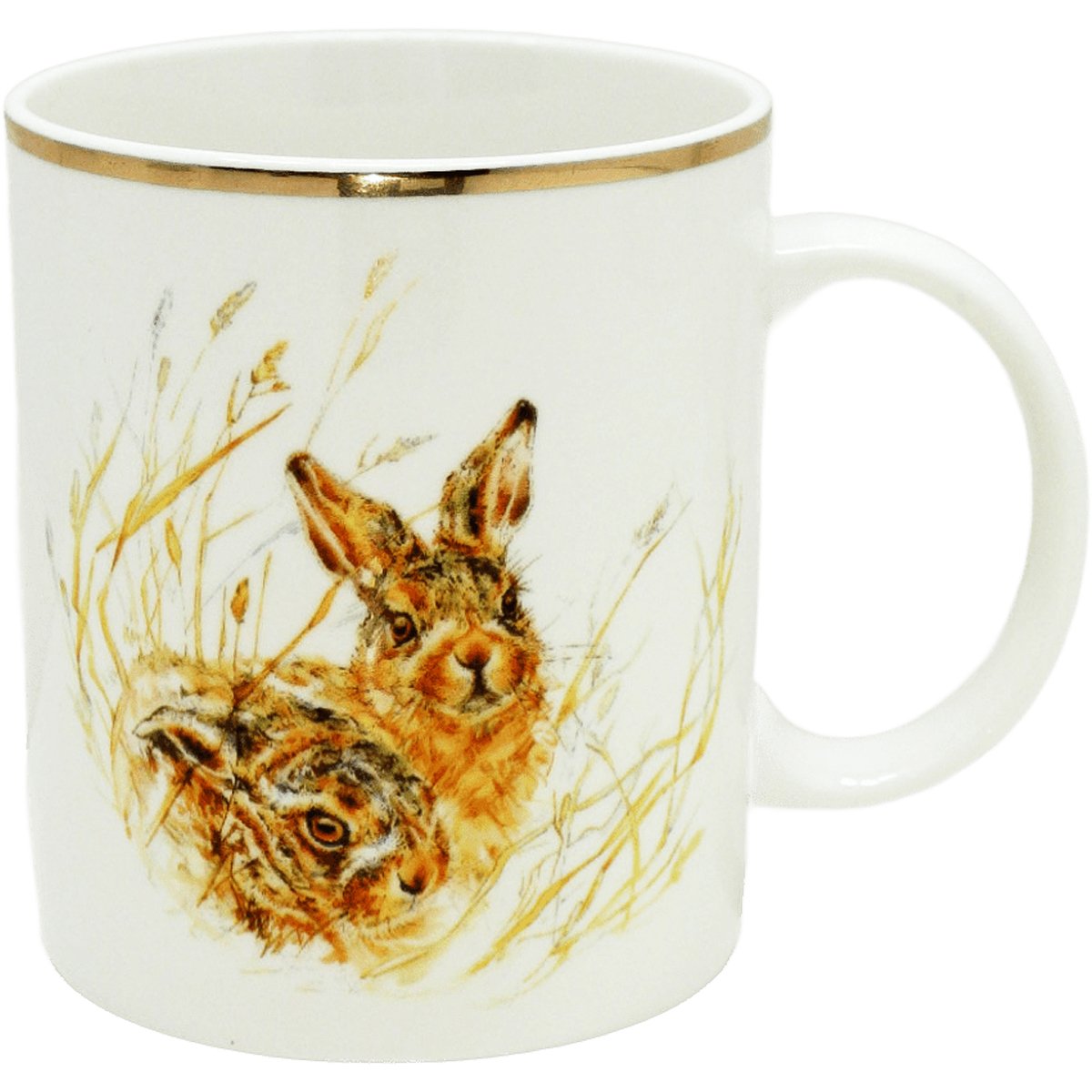 Kit Jogo De Caneca De Páscoa 6Pçs Coelho Em Argila De 380ml