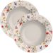 Kit Jogo De Prato Fundo Sopa 2 Pessoas 2Pçs Ana Clara 23cm