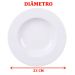 Kit Jogo Prato Fundo Lanche Tramontina Elena 4 Pessoas 4Pçs