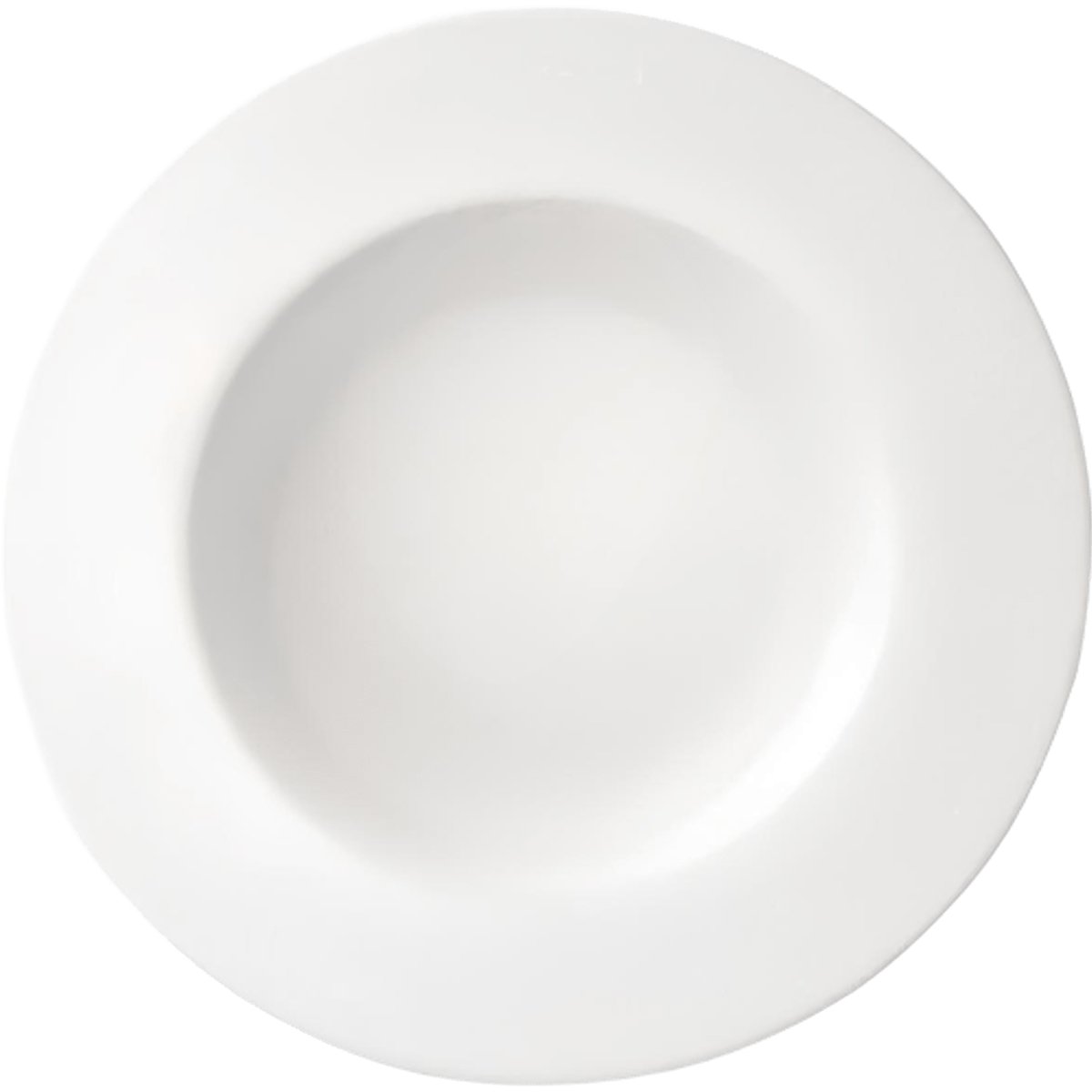 Kit Jogo Prato Fundo Sopa 8 Pessoas 8pçs Aba Larga De 23cm