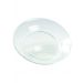 Kit Jogo Prato Fundo Sopa Transparente 12 Peças 22,5cm