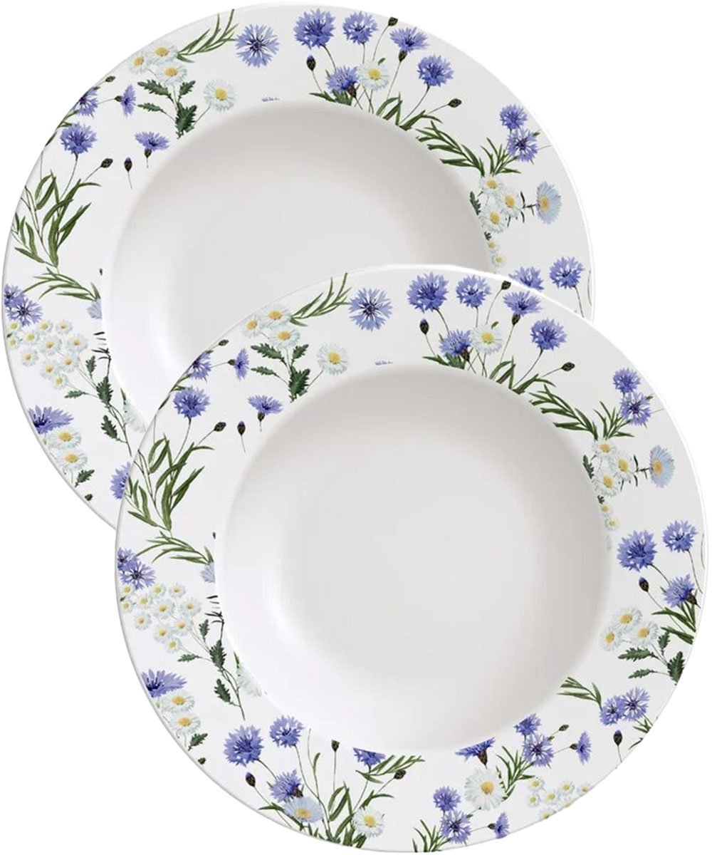 Kit Jogo Prato Raso Jantar 4 Pessoas 4Pçs Ana Alice 27,5cm