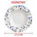 Kit Jogo Prato Raso Jantar 4 Pessoas 4Pçs Ana Alice 27,5cm