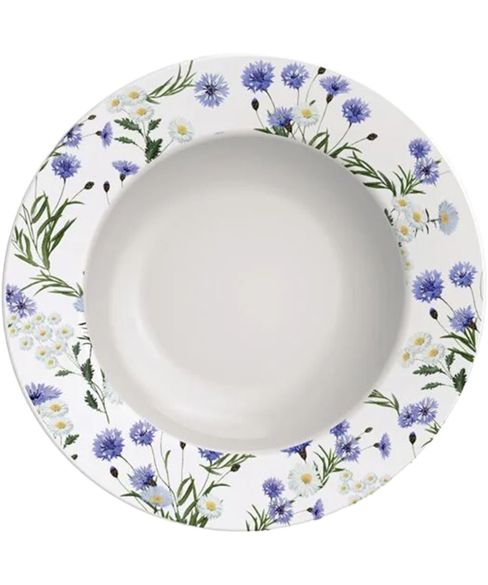 Kit Jogo Pratos Fundo Sopa 4 Pessoas 4Peças Ana Alice 23cm