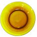 Kit Jogo Pratos Fundo Sopa Amber em Vidro 2 Peças 22,5cm