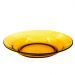 Kit Jogo Pratos Fundo Sopa Amber em Vidro 2 Peças 22,5cm