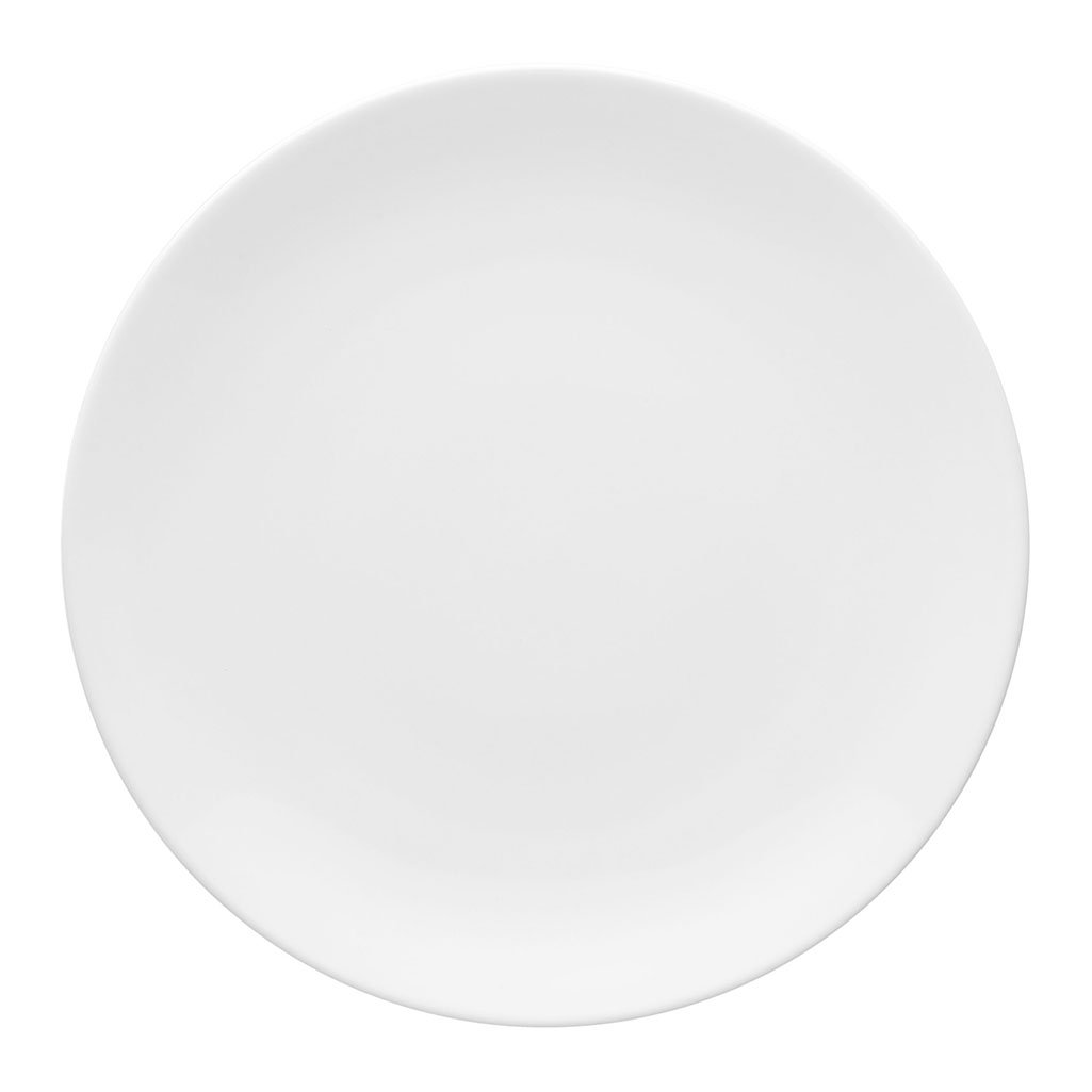 Kit Jogo Pratos Fundos Rasos Coup White 4 Peças 2 Pessoas