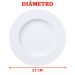 Kit Jogo Pratos Sobremesa Lanche Tramontina Augusta 2 Peças