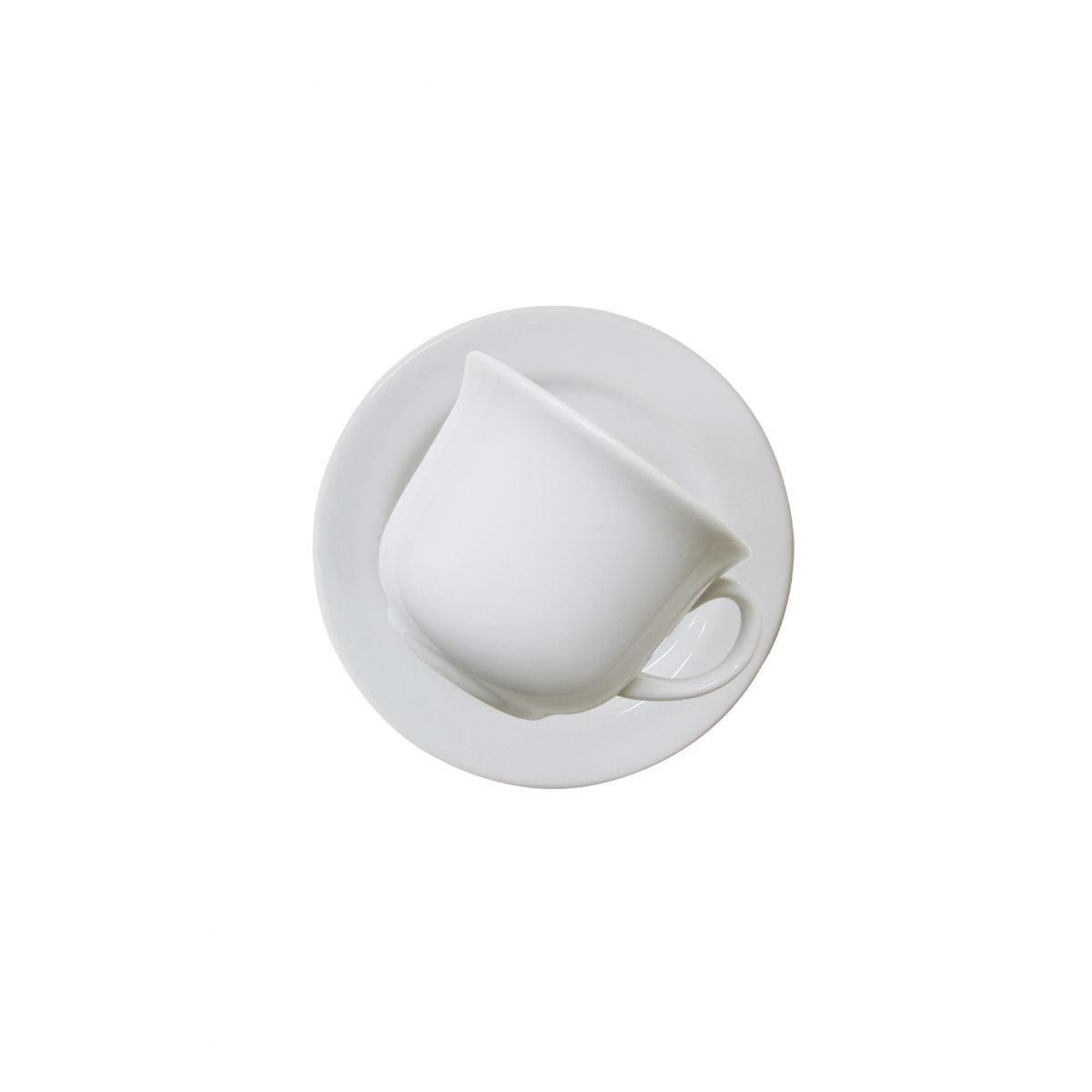 Kit Jogo Xícaras Para 10 Pessoas 10Pçs Donna Branco De 200ml