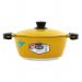 Kit Panelas Gulê Alumínio 1,75L 2,2L 2,5L 3 Peças Amarelo