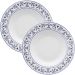 Kit Pratos Fundo Sopa 10 Pessoas 10 Peças Flamingo Ming 24cm