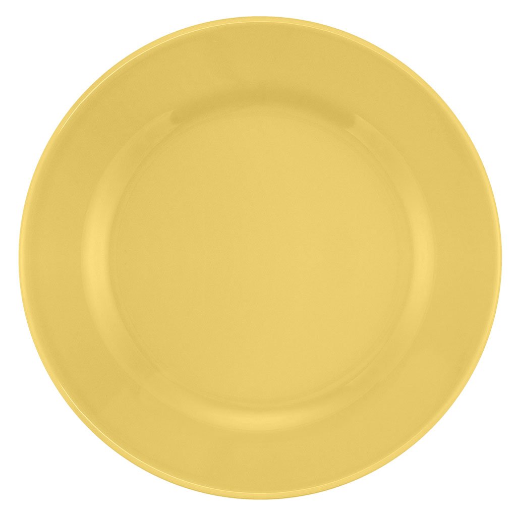 Kit Pratos Rasos Fundos e Sobremesa 12 Peças Biona Amarelo Oxford® Cerâmica
