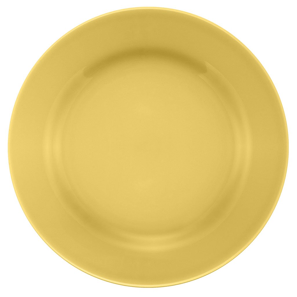 Kit Pratos Rasos Fundos e Sobremesa 12 Peças Biona Amarelo Oxford® Cerâmica