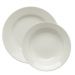 Kit Pratos Rasos e Fundos Donna Branco 24 Peças Oxford® Cerâmica
