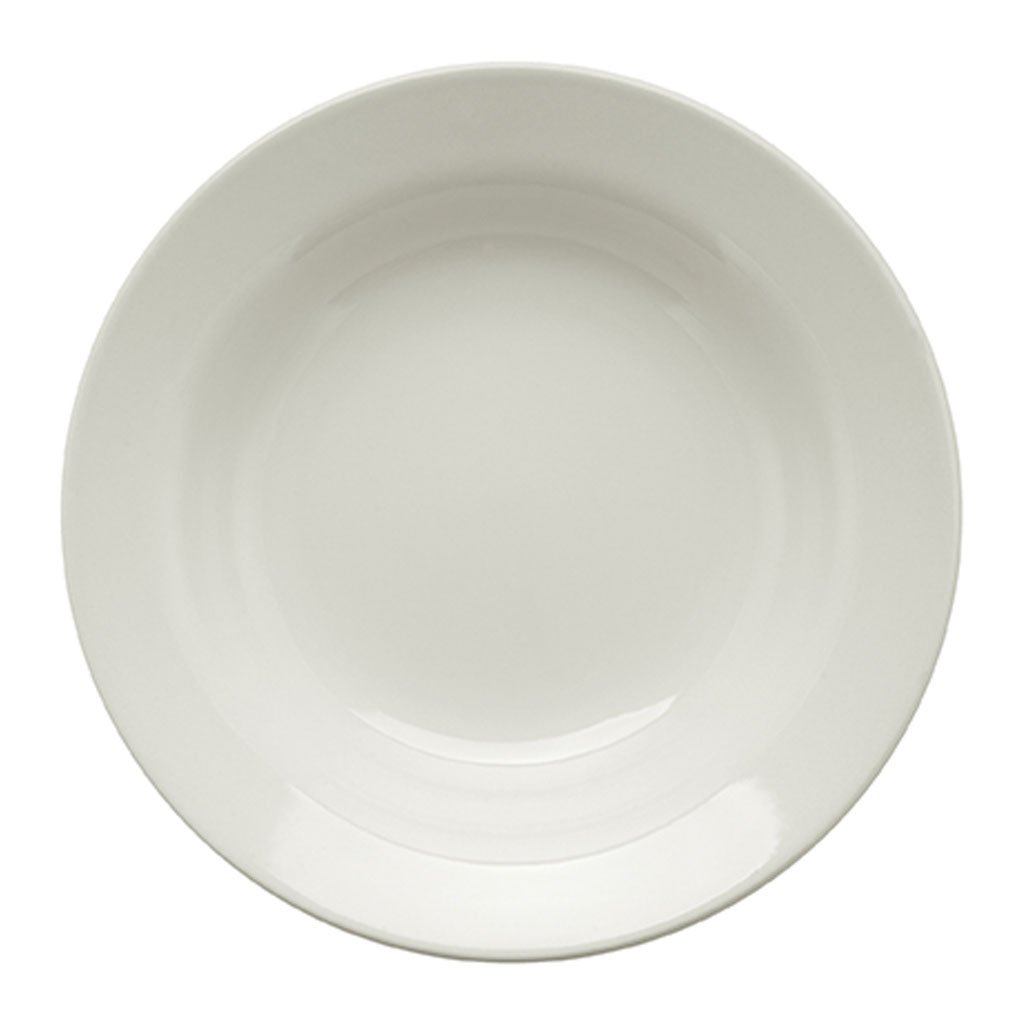 Kit Pratos Rasos e Fundos Donna Branco 24 Peças Oxford® Cerâmica
