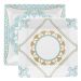 Kit Pratos Rasos e Fundos Quartier Domo Oxford® Porcelana 4 Peças