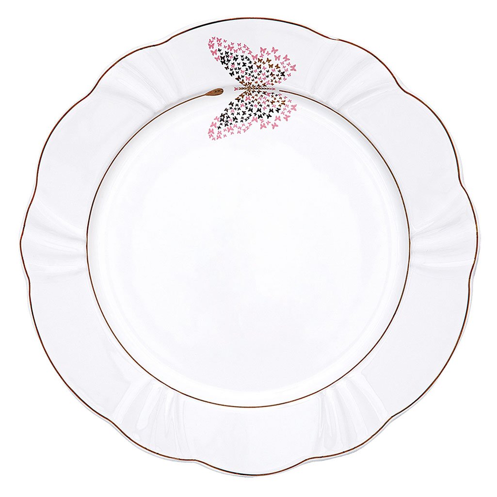 Kit Pratos Rasos e Fundos Soleil Encantada Oxford® Porcelana 12 Peças