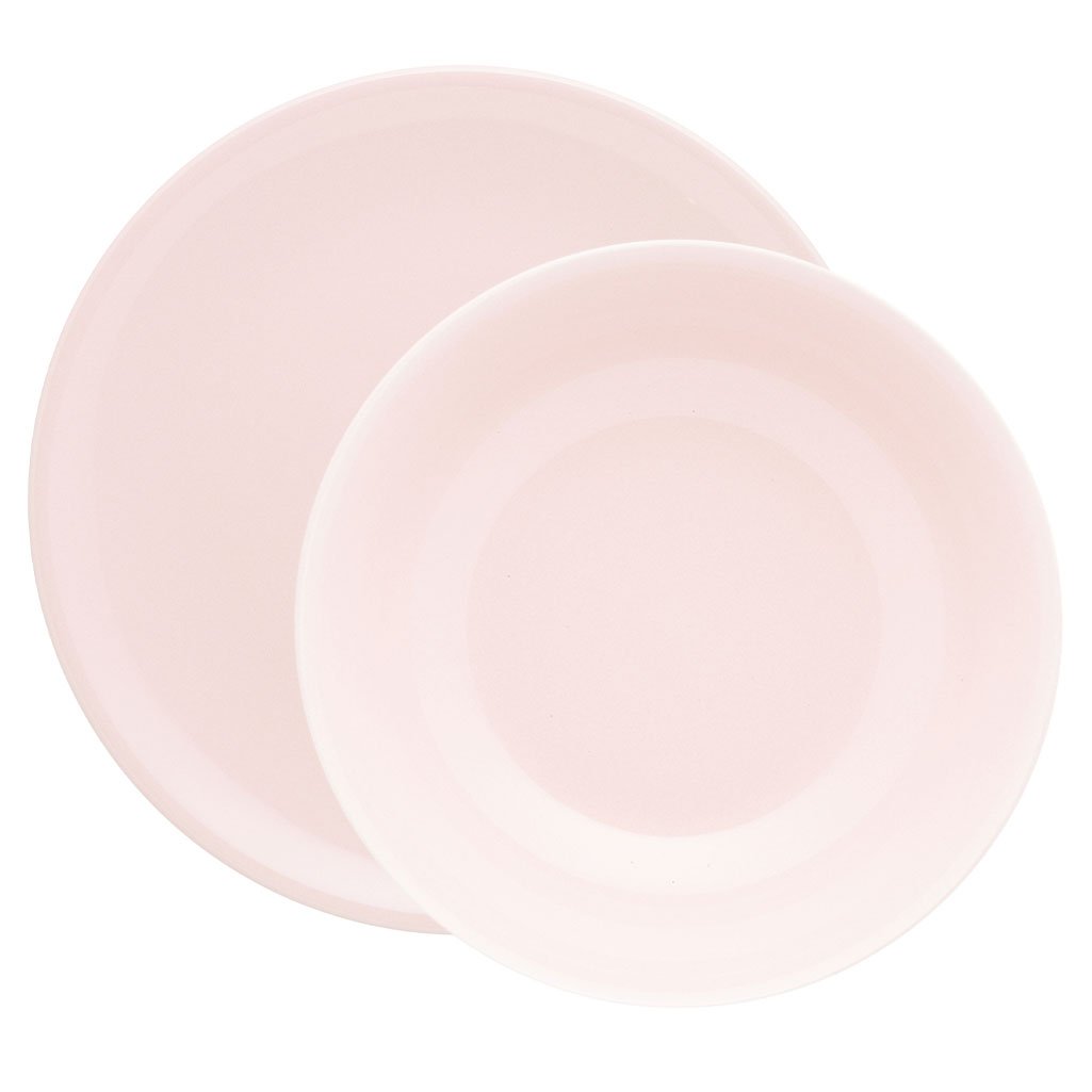 Kit Pratos Rasos e Fundos Unni Milenial Oxford® Cerâmica 4 Peças