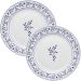 Kit Pratos Sobremesa Lanche 10 Pessoas 10 Pçs Flamingo Ming