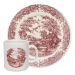 Kit Pratos Sobremesa e Canecas 12 Peças Donna Vilarejo Oxford® Cerâmica