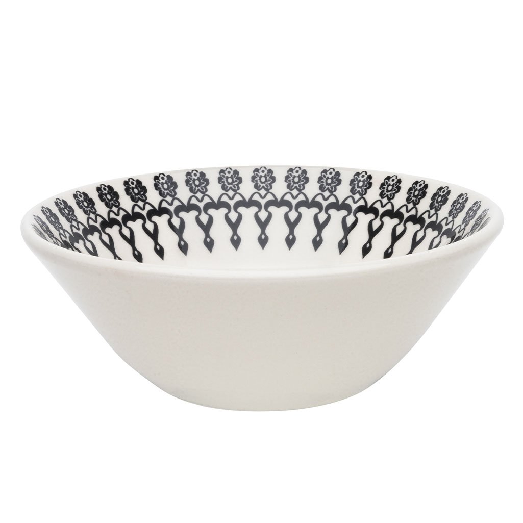 Kit Tigelas Bowl e Pratos de Sobremesa 16 Peças Donna Folk Oxford® Cerâmica