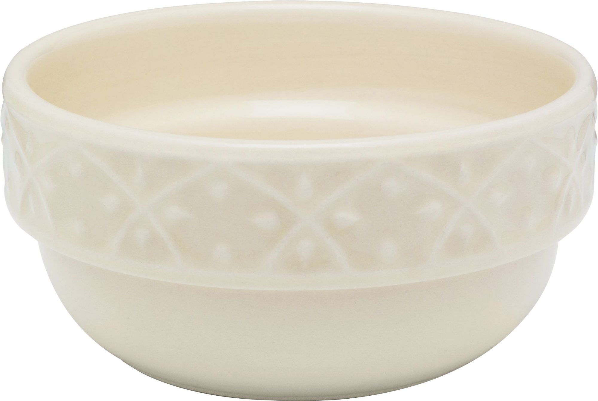 Kit Tigelas Bowl e Pratos de Sobremesa 4 Peças Mendi Marfim Oxford® Cerâmica