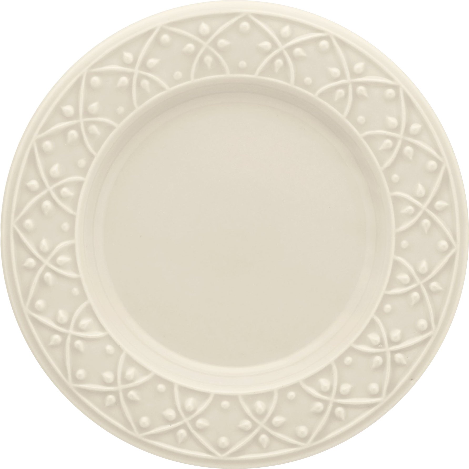 Kit Tigelas Bowl e Pratos de Sobremesa 4 Peças Mendi Marfim Oxford® Cerâmica