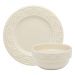 Kit Tigelas Bowl e Pratos de Sobremesa 8 Peças Mendi Marfim Oxford® Cerâmica