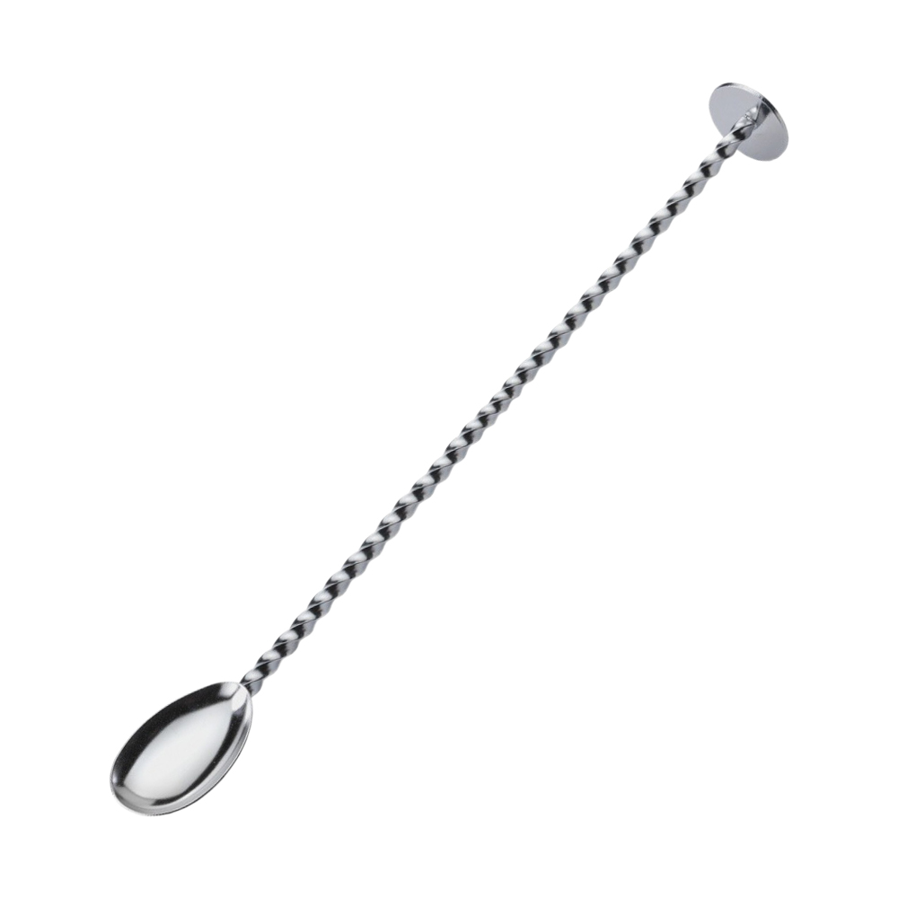 Kit com Colher Bailarina e Dosador de Bebidas Inox 
