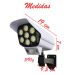 Lanterna Luminária Câmera de Segurança Super LED Com Sensor de Aproximação