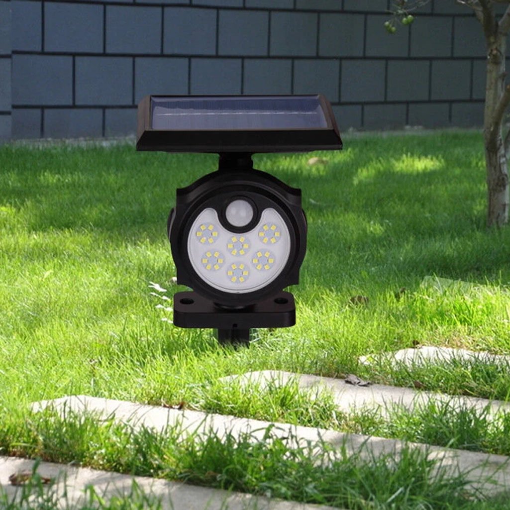 Lanterna Luminária Solar à Prova D'água Sensorial Para Jardim - 26 LED