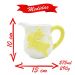Leiteira de Coelhinho da Páscoa Amarelo Em Cerâmica - 275ml