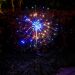 Luminária Colorido Luzes Fogos Artifício Solar Para Jardim